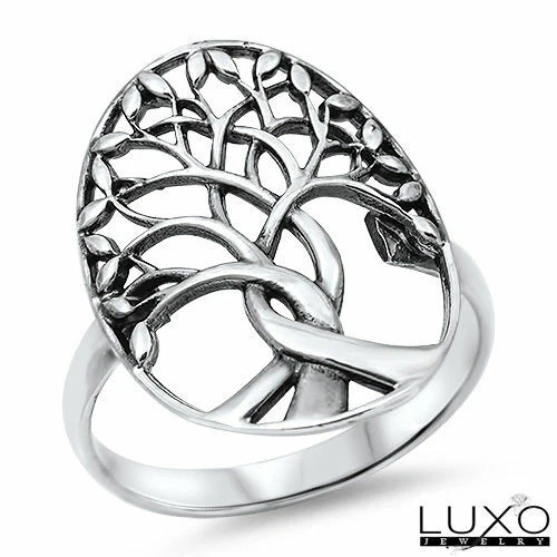 ▌Women's 925 Sterling Silver TREE OF LIFE Ring Size 4,5,6,7,8,9,10,11,12-14 »R61