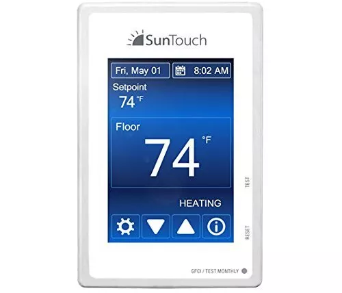 SunTouch SunStat Command Touchscreen Programmable Floor Heating Thermostat