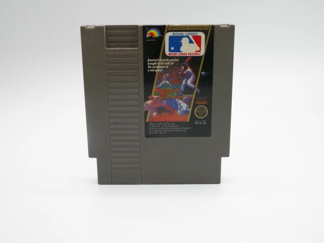 Major League Baseball MLB Nintendo NES game tested