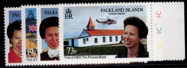 FALKLAND ISLANDS QEII SG757-760, 1996 Royal visit set, NH MINT.