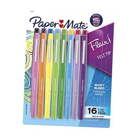 Flair Felt Tip Pens Assorted Colors
