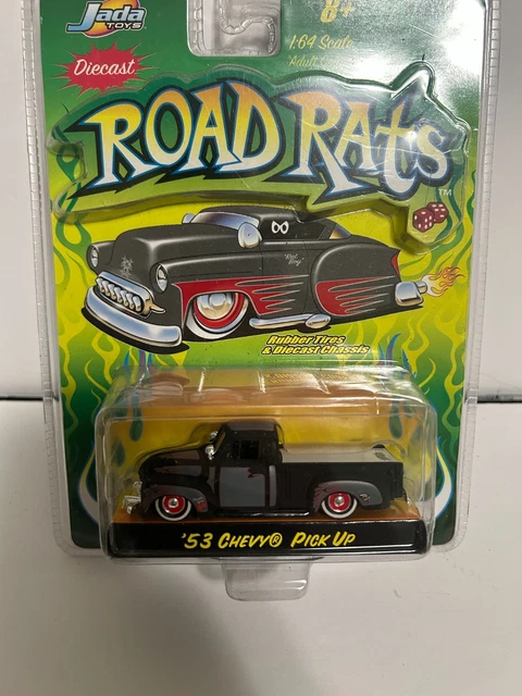 絶版品 1/24Jada toys ROAD RATS PICKUP TRUCK Jada Toys Road Rats 1953 Chevrolet Pick Up Stake Truck Matte