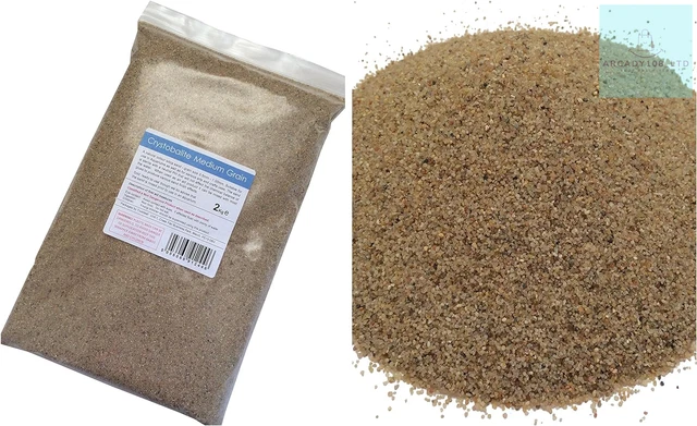 2kg Natural Colour Silica Sand - Medium Grain - Suitable for Aquariums