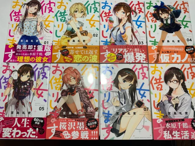 Kanojo Okarishimasu Rent A Girlfriend Comic Manga Vol.1-34 Book set Japanese