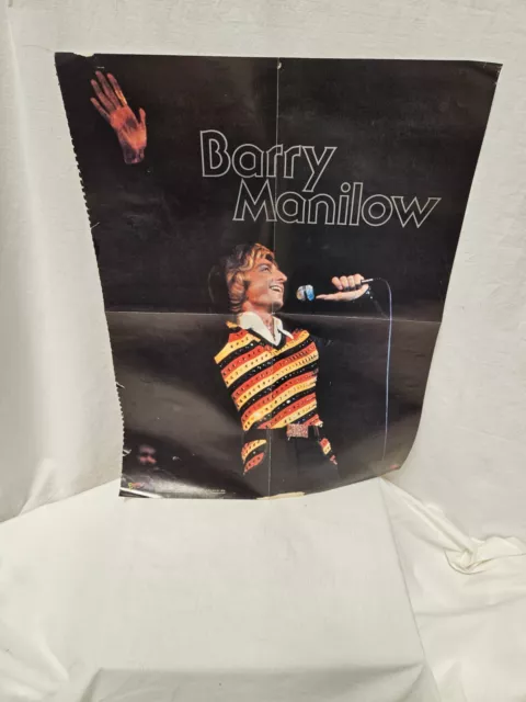Dynamite Magazine 1977 Barry Manilow Poster 21" x 16"