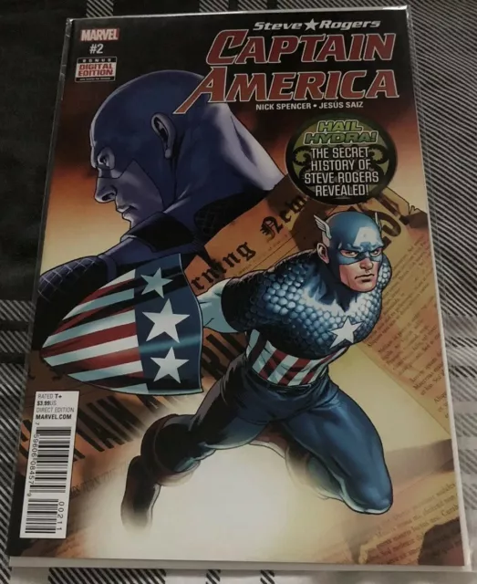 Captain America Steve Rogers #2 (NM)`16 Spencer/ Saiz