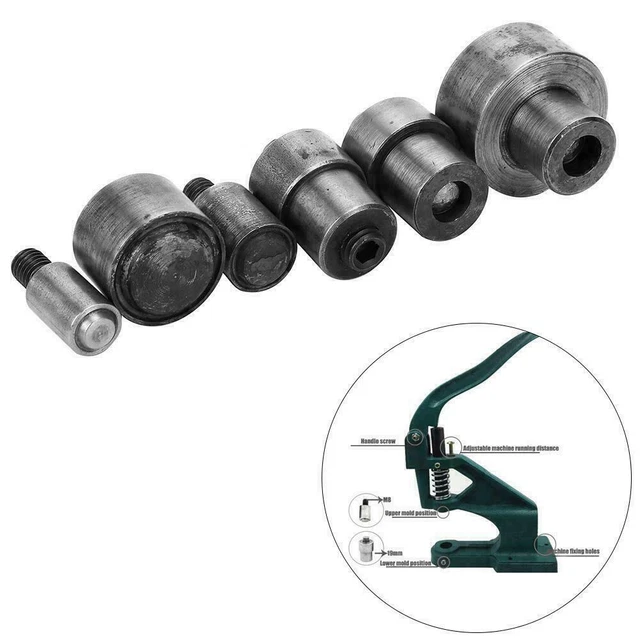 Herramienta perforadora de prensa manual molde de ojal de metal para molde de ojales de 4 mm-16 mm NUEVO