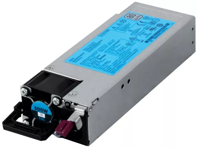 Serveur Alimentations HP HSTNS-PL40 754377-001 723595-201 500WATT Hot-Swap 80+