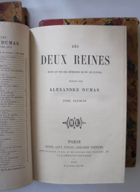 Beau lot Alexandre DUMAS. M Lévy puis Calmann-Lévy. 23 volumes fin XIXè. Reliés. 3