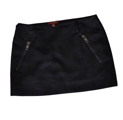Burberry London gonna Elegante Tubino Dress Black Nero S New gonnella mini Skirt