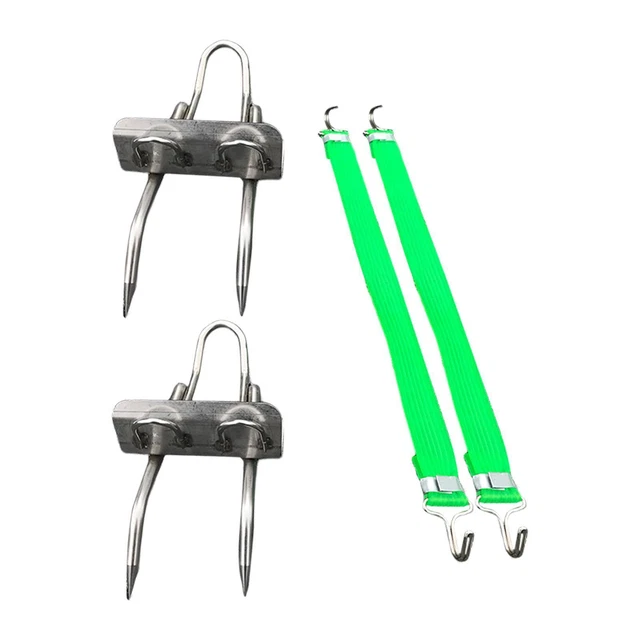 2x Tree Climbing Spikes Professional Shoes Portable Tool Supply Wear Resistant