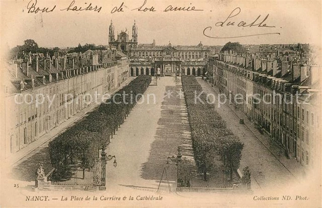 13194936 Nancy_Lothringen Place de la Carriere et la Cathedrale Nancy Lothringen