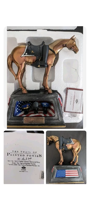 Fallen Heroes Memorial - Trail Of Painted Ponies - 1st Edition!!! Retired