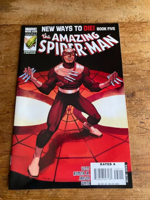 Amazing Spider-Man #572 Nov. 2008 Marvel Comics Newsstand e