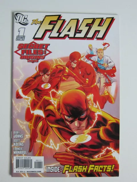 The Flash Secret Files & Origins 2010 #1  Vf+ Dc Comics Geoff Johns First Issue