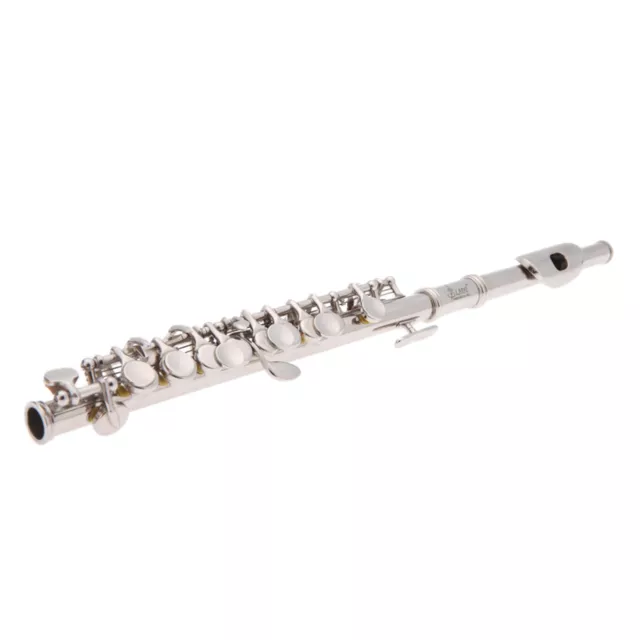 Hohe Qualität Piccolo Ottavino Half-size Flute C +Tasche+Pflege-Set Nue T6A8
