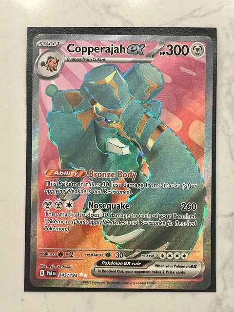 Pokemon Copperajah ex 245/193 Paldea Evolved Full Art Ultra Rare
