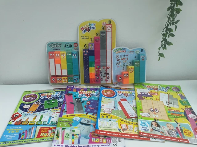 NUMBERBLOCKS 80 BLOCKS Number Blocks, Toys with magazine £36.99 ...