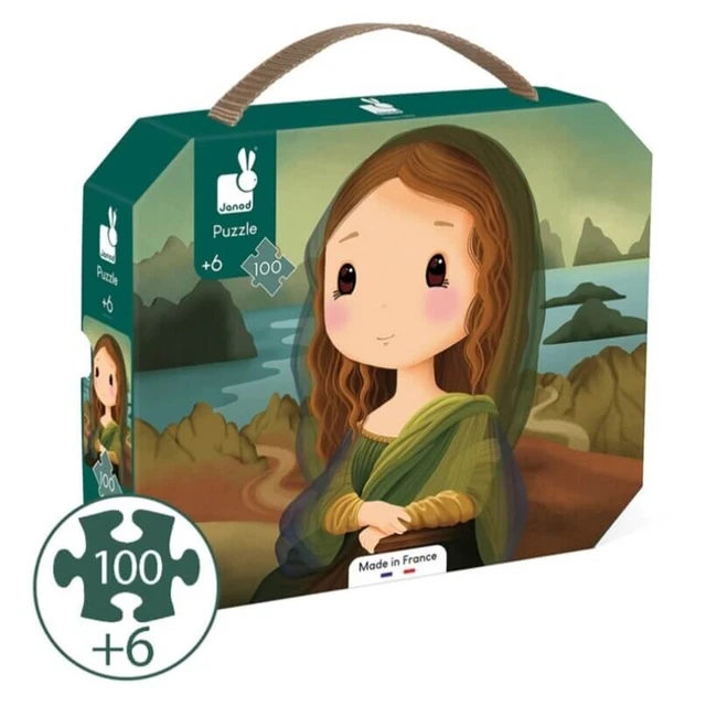 Janod 100pc Jigsaw Puzzle - Inspired by Leonardo Da Vinci