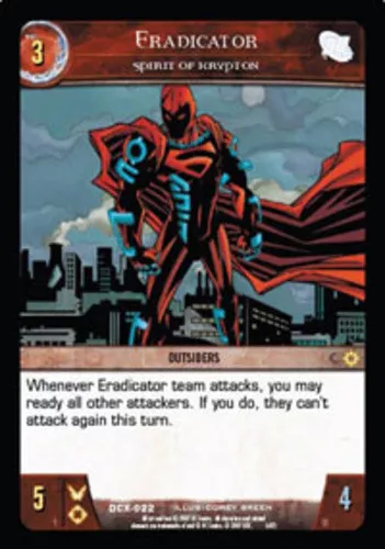 VS System: Eradicator, Spirit of Krypton [Played] DC Exclusives TCG CCG Classic