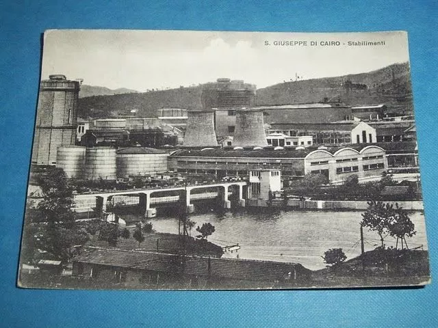 Cartolina S. Giuseppe di Cairo - Stabilimenti 1959.