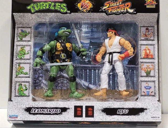 TEENAGE MUTANT NINJA Turtles Vs. Street Fighter Figure 2-Pack ...