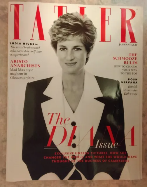Tatler Magazine Jan. 2016 The Diana Issue VGC