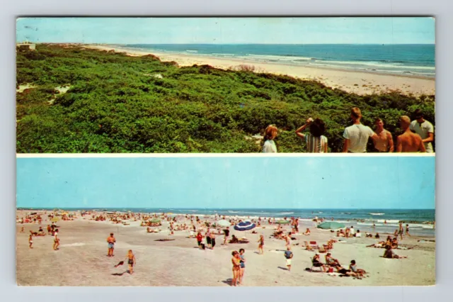 Avalon NJ-New Jersey, Atlantic Ocean, Scenic View, Vintage Postcard