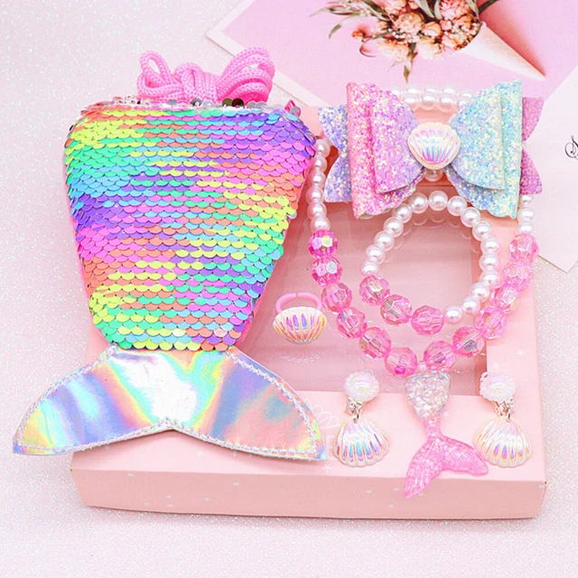 7 Kinderschmuck Kinder Schmuckset Kinder Halskette Siebenteiliges Set