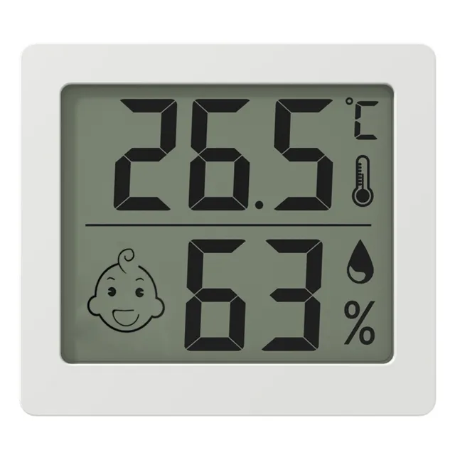 Termometro digitale igrometro termometro da camera con indicatore sorriso