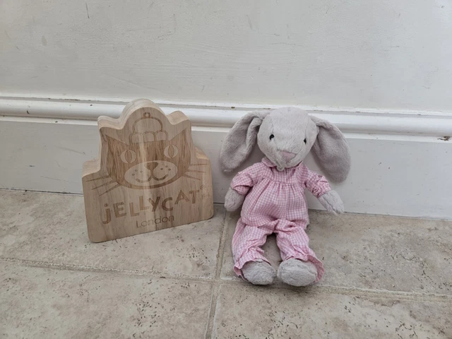 JELLYCAT AUTHENTIC RETIRED Bedtime Lottie Bunny Pink Clothes Pyjamas £ ...