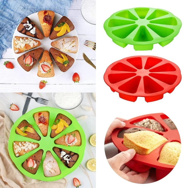 della pizza Non aderente Stampo per pizza 8 Cavità Torta Padella in silicone
