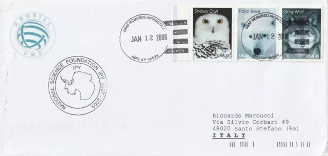 USA- antarctic cover from Mc Murdo station 2008