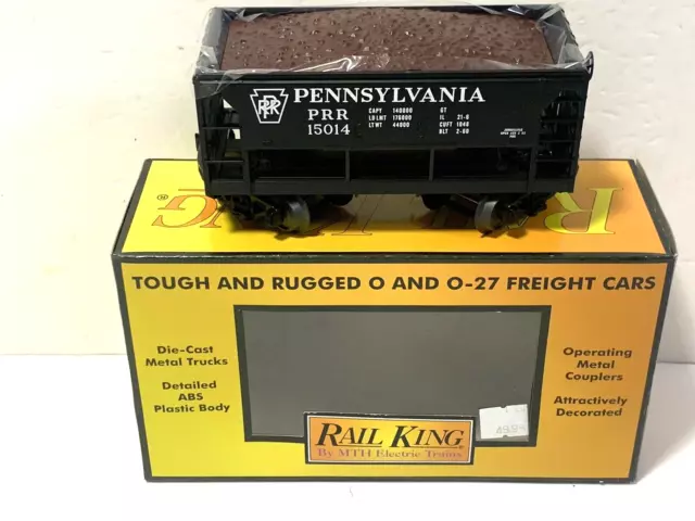 MTH O gauge Rail King 30-75476 PENNSYLVANIA Freight Car.