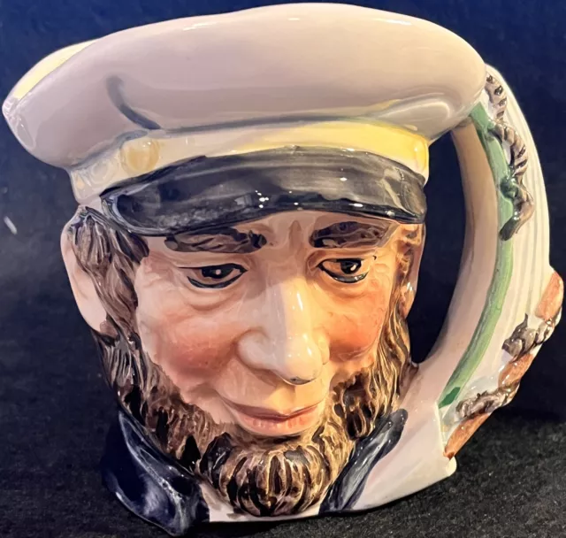 Toby Style Character Mug Pirate Teapot Jug Pitcher Occupied Japan 5" Vintage