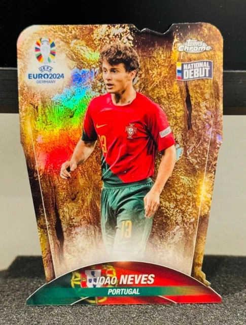 Topps euro JOÃO 細長かっ NEVES ポルトガル cast in gold 売買された 