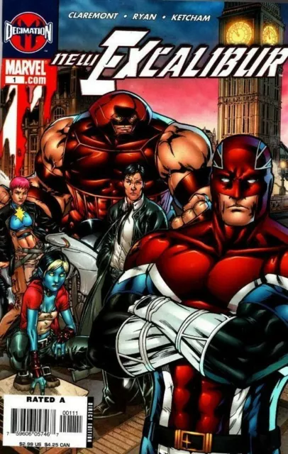 New Excalibur #1 Comic 2006 - Marvel Comics - Captain Britain Juggernaut X-Men