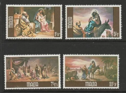 S46655 Malta 1979 MNH Christmas 4v