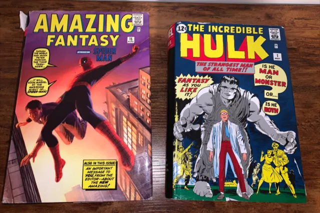 Marvel The Amazing Spider-Man and The Incredible Hulk, Both are Omnibus Vol. 1