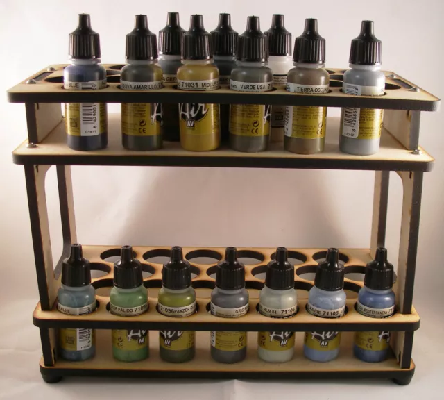 Sphere Products - Vertical Paint Rack for Tamiya, Gunze, Lifecolor