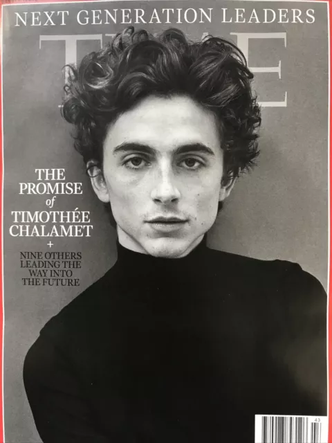 TIMOTHEE CHALAMET - Time Magazine  25 October/ 1 November 2021 NEW Secure Pack