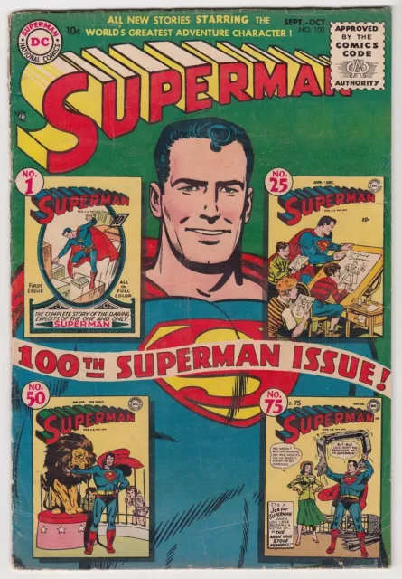 Superman #100, Good, Sept. 1955