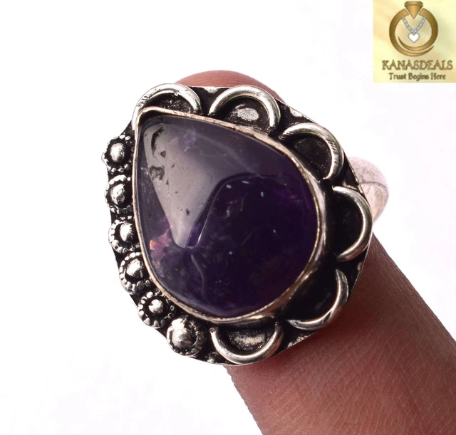 Amethyst Plated Ring Trendy Jewellery 6 GM Value-Priced @1.99-71419