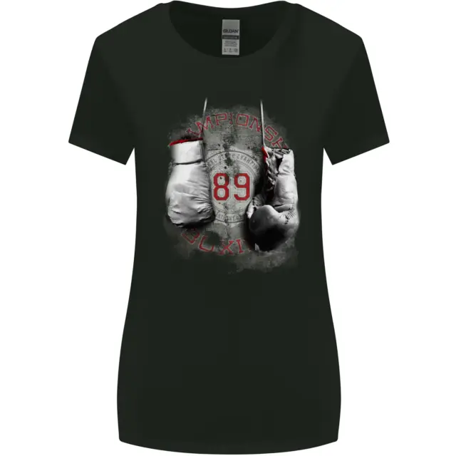 Guantoni da Boxe 89 Boxer Donna più Ampia Taglio T-Shirt