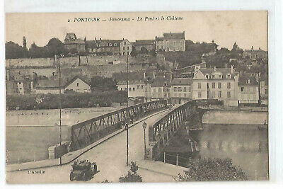 95 Pontoise , Panorama , Le Pont Et Le Chateau