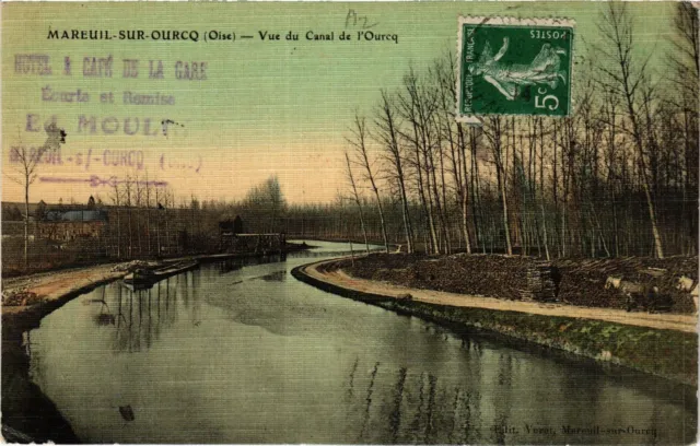 CPA MAREUIL sur OURCQ-Vue du Canal de l'OURCQ (423395)