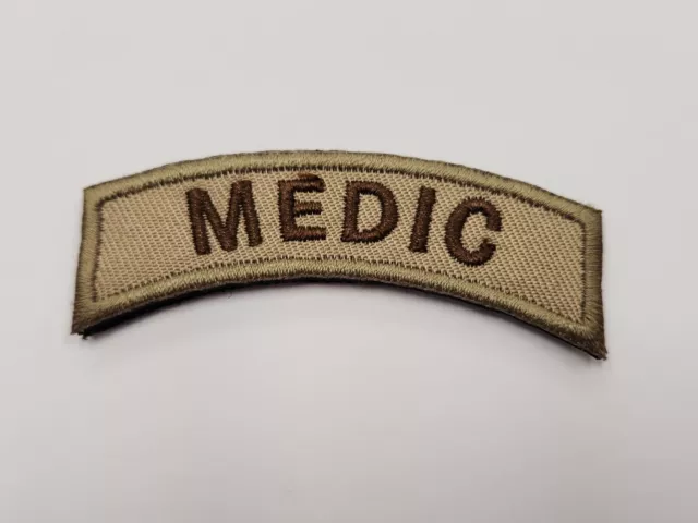 MEDIC Rocker Hook and Loop Patch Badge Tactical Morale Military