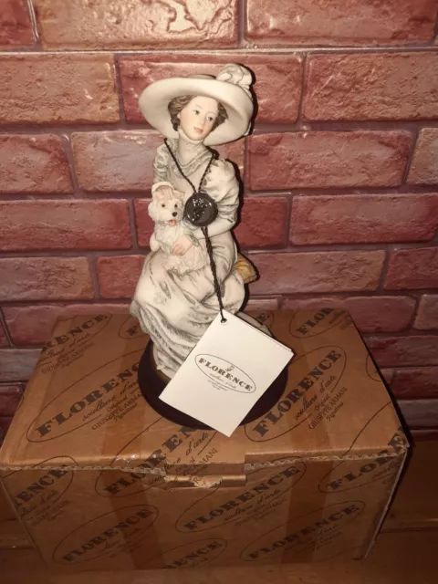 Giuseppe Armani Florence Capodimonte Victorian Porcelain Figure Lola