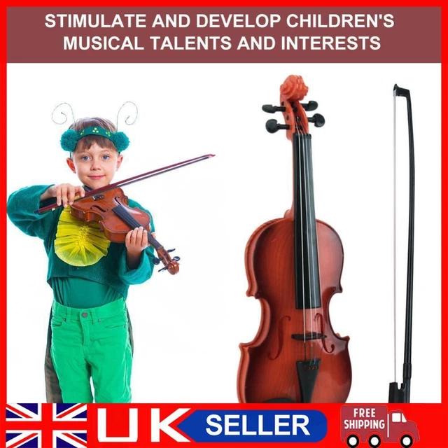 Acoustic Violin Toy Adjustable String Simulation Musical Instrument Kid Gifts