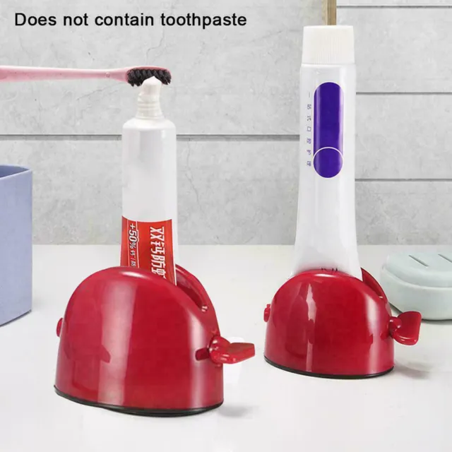 Tubo rodante pasta de dientes fácil exprimidor dispensador de pasta de dientes soporte asiento para el hogar B0X4
